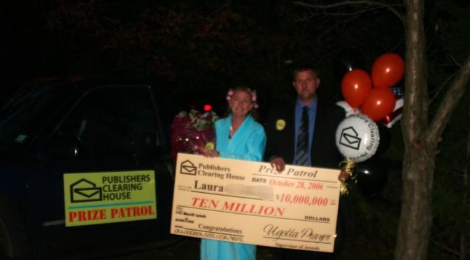 I won ten million dollars!